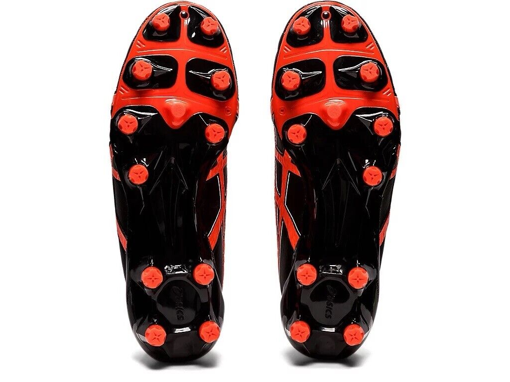 ASICS Lethal Testimonial 4 IT Black/Red Men’s Size US 13 Football Boots New✅