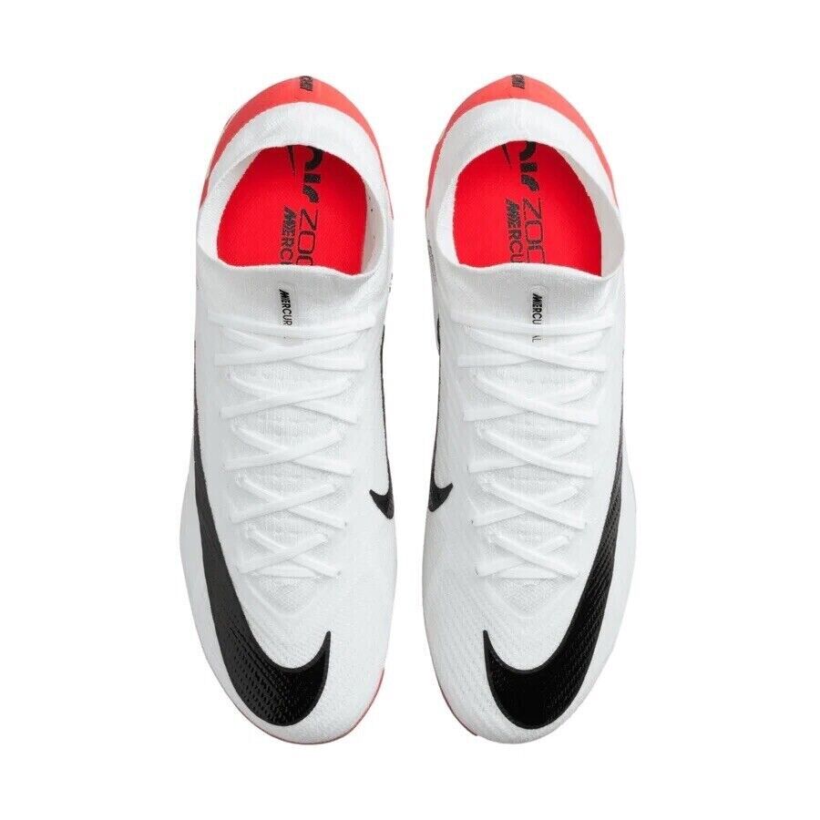 Nike Zoom Superfly 9 Elite FG White/Red Mens US 6-12 Football Soccer Boots ✅