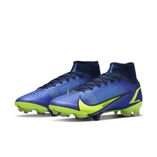 Nike Mercurial Superfly 8 Elite FG Blue Mens US 12 Football Soccer Boots New✅