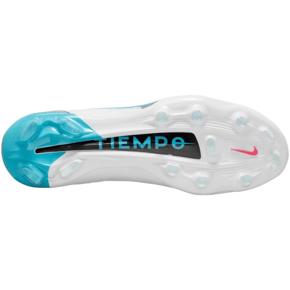 Nike Tiempo Legend 9 Elite FG White/Blue Size US 8-12 Football Soccer Boots New✅