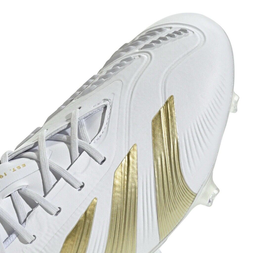 Adidas Predator Elite FG ‘Dayspark’ Gold/White Men Size US 9 Football Boots New✅