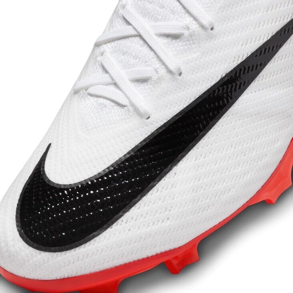 Nike Zoom Superfly 9 Elite FG White/Red Mens US 6-12 Football Soccer Boots ✅