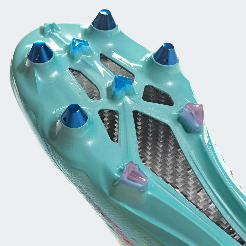 Adidas X Speedportal.1 Soft Ground Metal Stud Aqua Football Boots Mens US 12.5 ✅