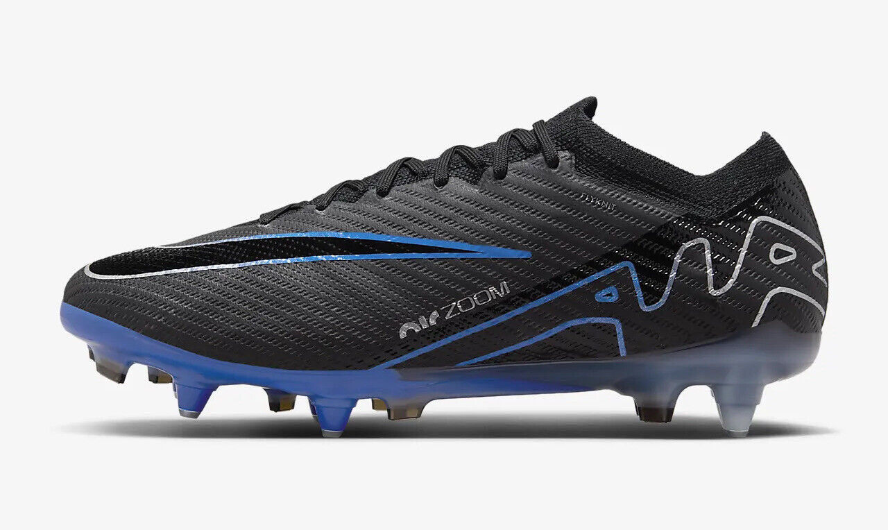 Nike Zoom Vapor 15 Elite SG-Pro AC Black Men Size US 8-12 Football Soccer Bootsâś…