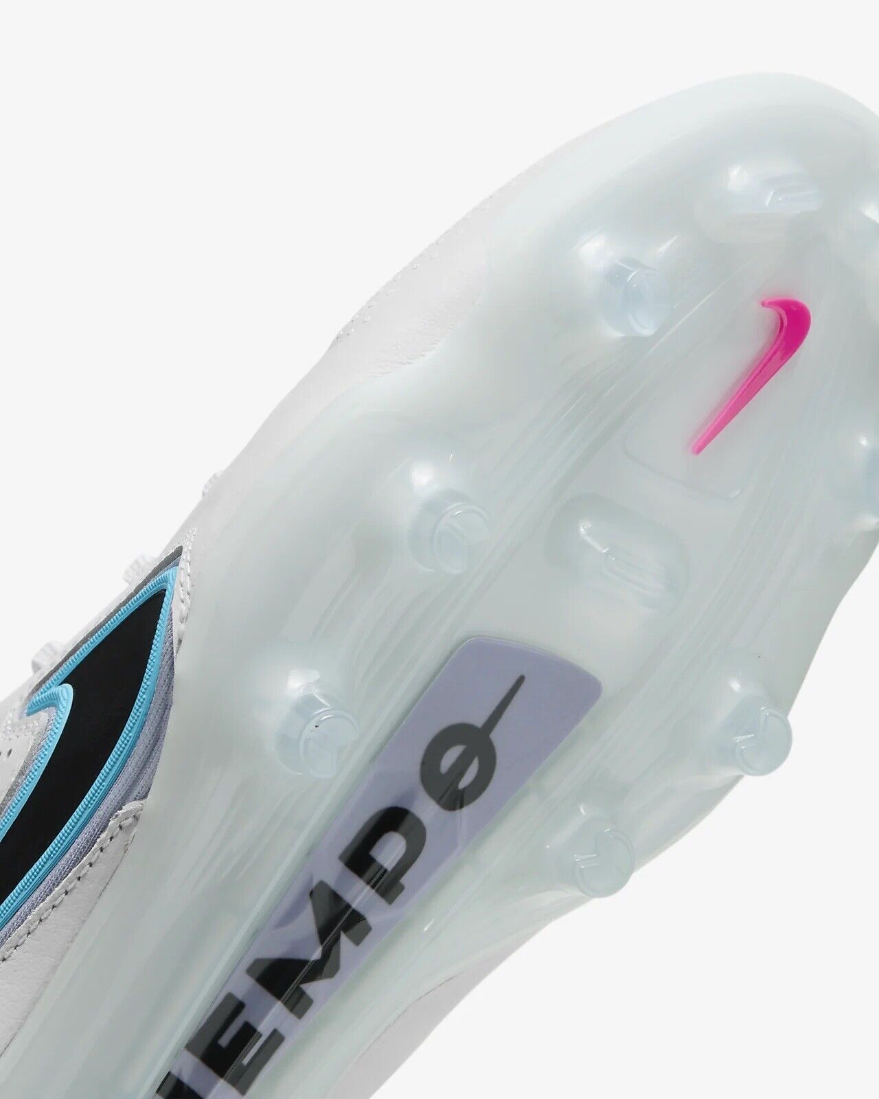 Nike Tiempo Legend 9 Elite FG White/Blue Size US 8-12 Football Soccer Boots New✅