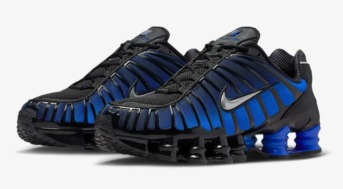 Nike Shox TL Royal Blue/Black Fade Shoes Mens Size US 12 Casual Sneakers New✅