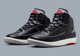 Nike Air Jordan 2 Black Cement Size US 10 Mens Sneakers