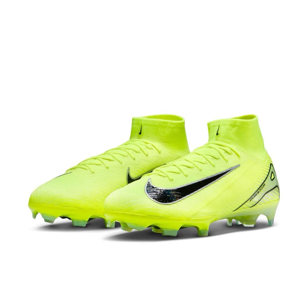 Nike Mercurial Superfly 10 Elite FG Volt Black Mens Size US 10 Soccer Boots New✅