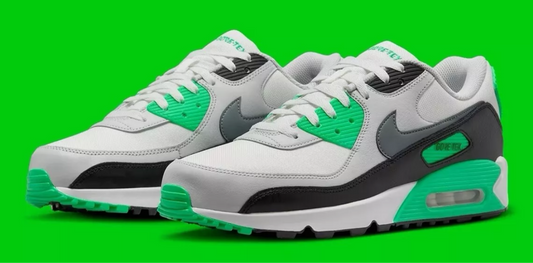 Nike air max 90 GTX White Green Casual Shoes Mens Size US 8.5