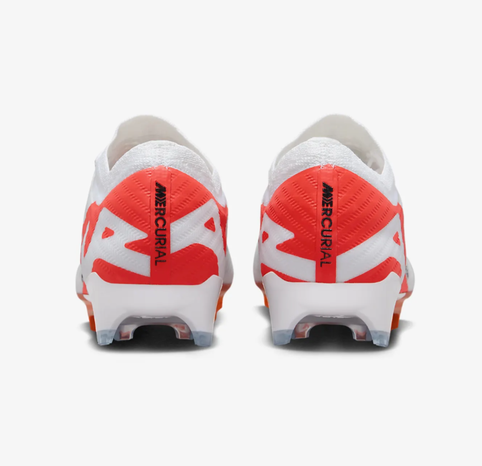 Nike Zoom Mercurial Vapor 15 Elite FG White Red Mens US 6.5 Football Boots ✅