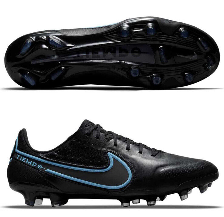 Nike Tiempo Legend 9 Elite FG Black Mens Size US 8.5 Football Soccer Boots New✅