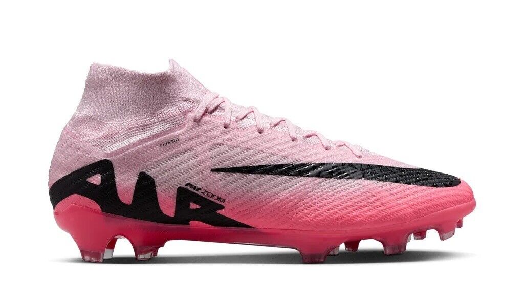 Nike Zoom Mercurial Superfly 9 Elite FG Pink Mens Size US 12.5 Football Boots ✅