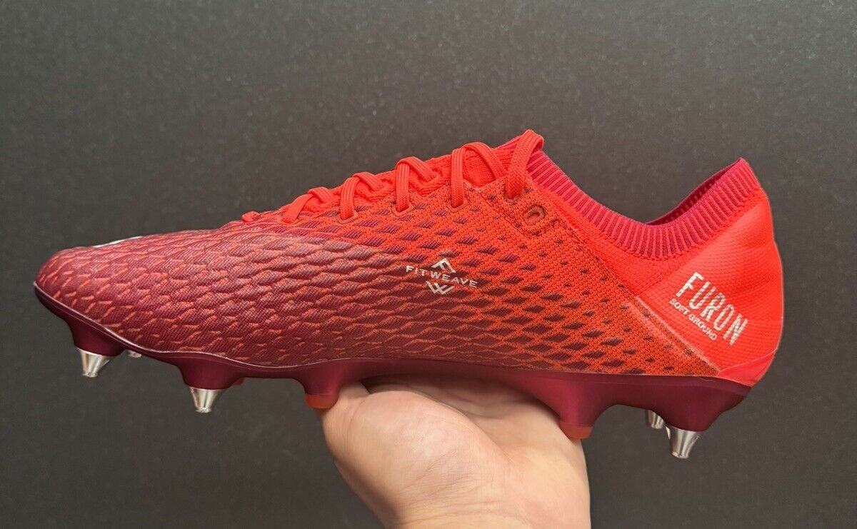New Balance Furon V5 Pro SG Red Football Soccer Boots (Unreleased) US 11 New✅