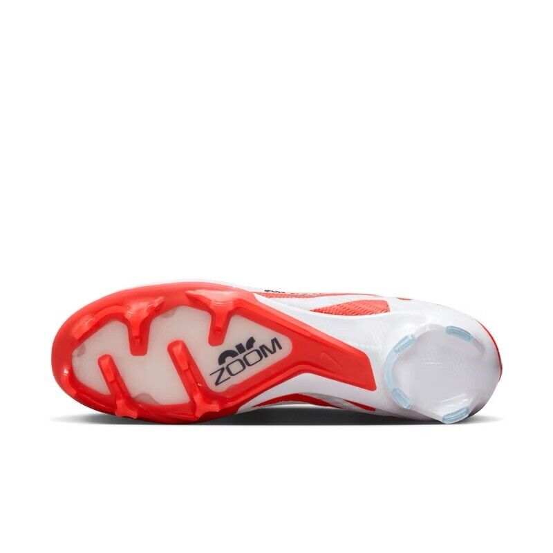 Nike Zoom Mercurial Vapor 15 Elite FG White Red Football Boots Mens US 8 New ✅