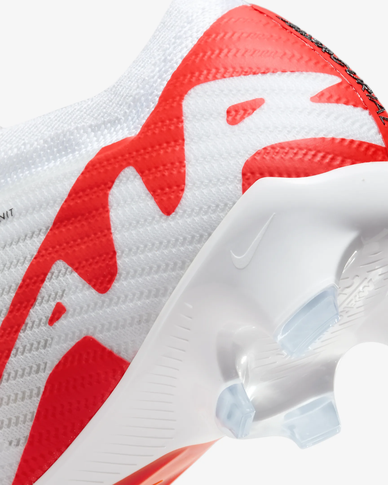 Nike Zoom Mercurial Vapor 15 Elite FG White Red Mens US 6.5 Football Boots ✅
