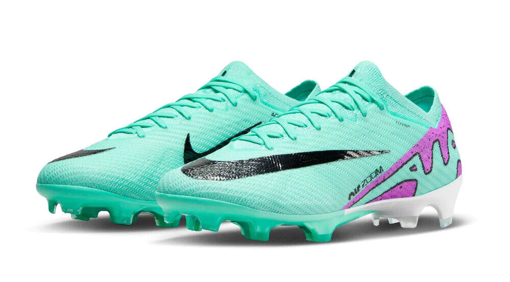 Nike Vapor 15 Elite FG Turquoise/Purple Mens Size US 11.5 Football Boots New✅