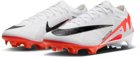 Nike Zoom Mercurial Vapor 15 Elite FG White/Red Football Boots Mens US 6.5-13 ✅