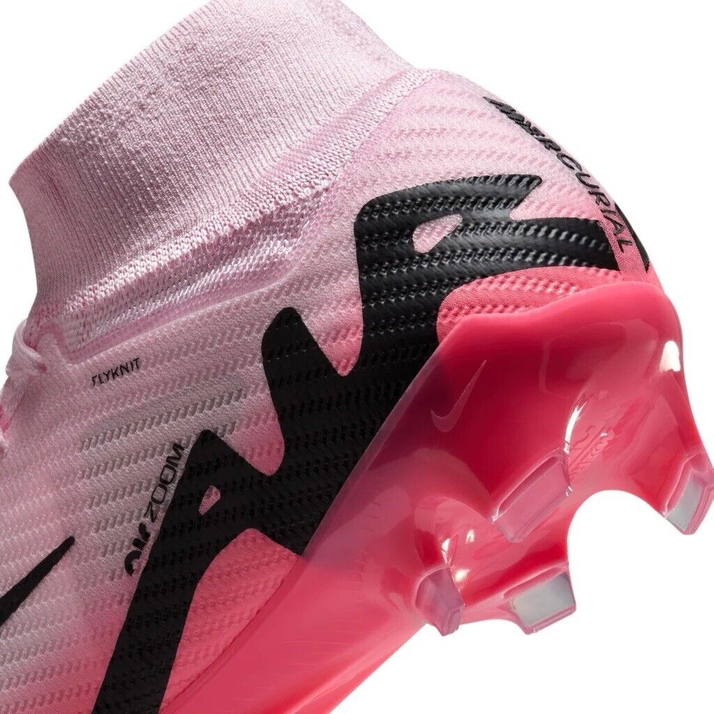 Nike Zoom Mercurial Superfly 9 Elite FG Pink Men US 5.5 (7W) Football Boots New✅