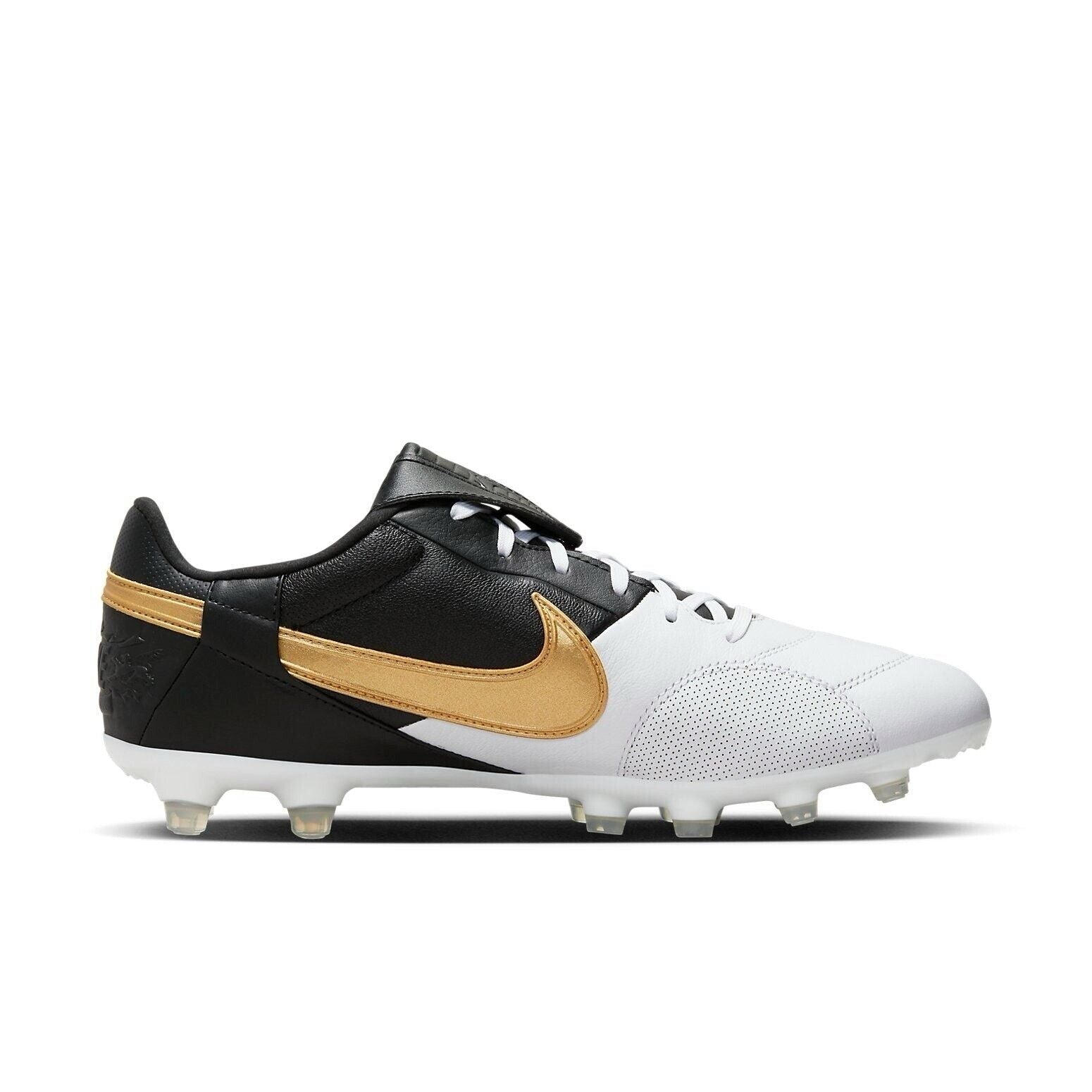 Nike Premier III 3 FG Black White Gold Football Rugby Boots Men Size US 9.5 New✅