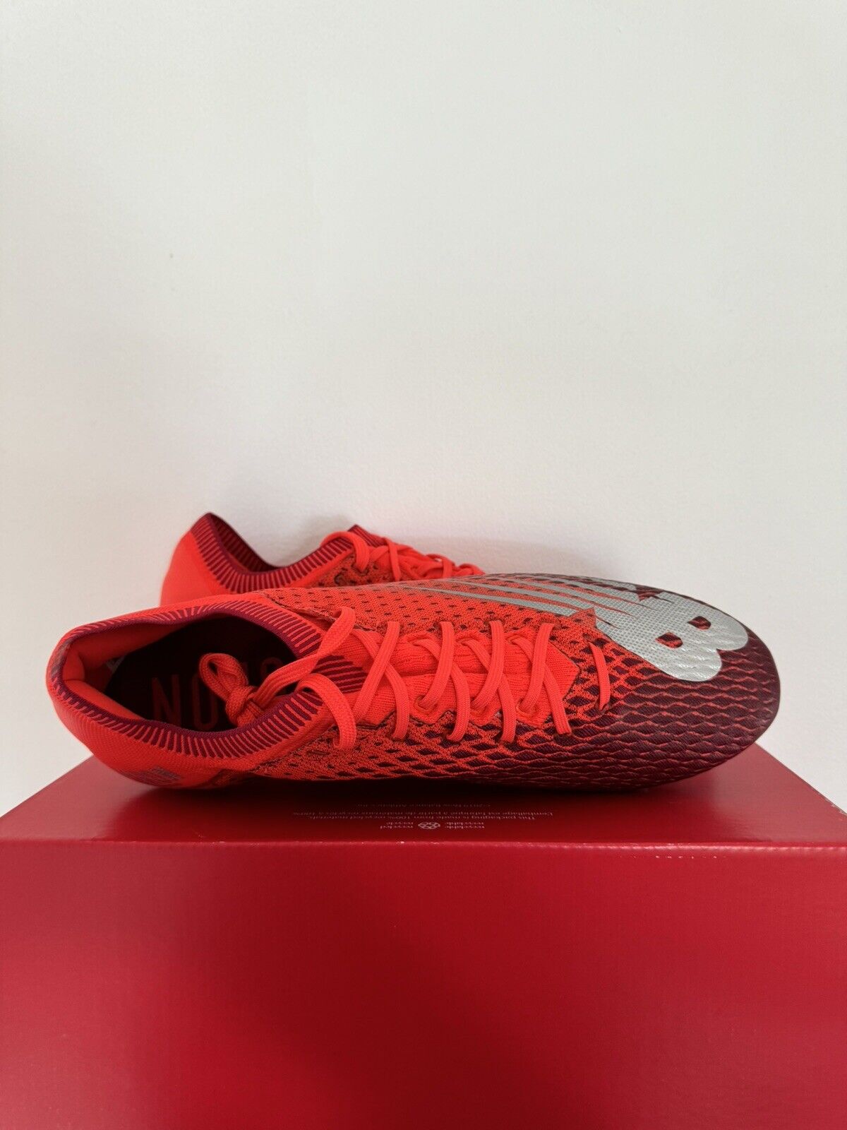 New Balance Furon V5 Pro FG Red Football Soccer Boots (Unreleased) US 9.5 New✅