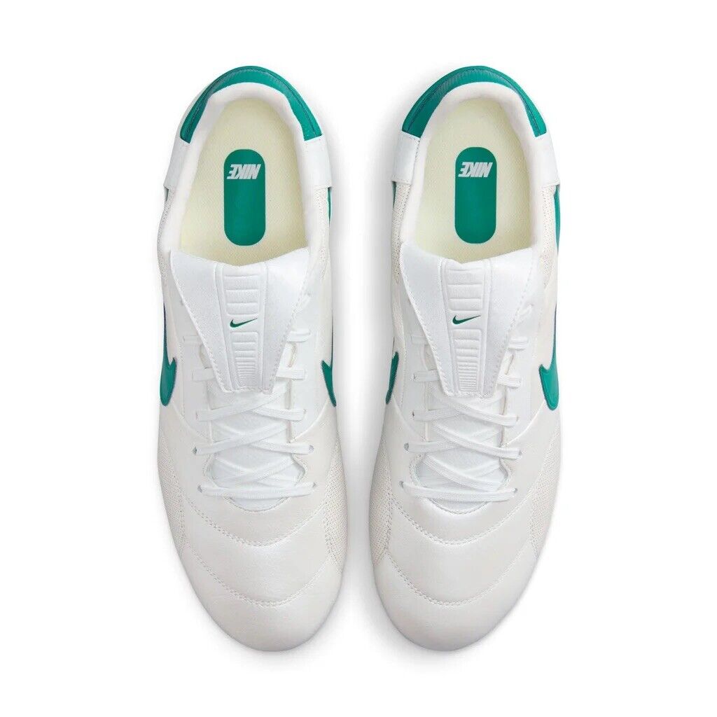 Nike Premier III 3 FG White/Green Football Rugby Boots Mens Size US 9 New✅