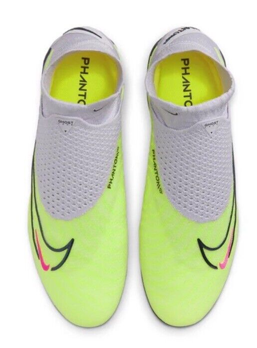 Nike Phantom GX Elite DF FG Volt Mens Size US 10 Football Soccer Boots New✅