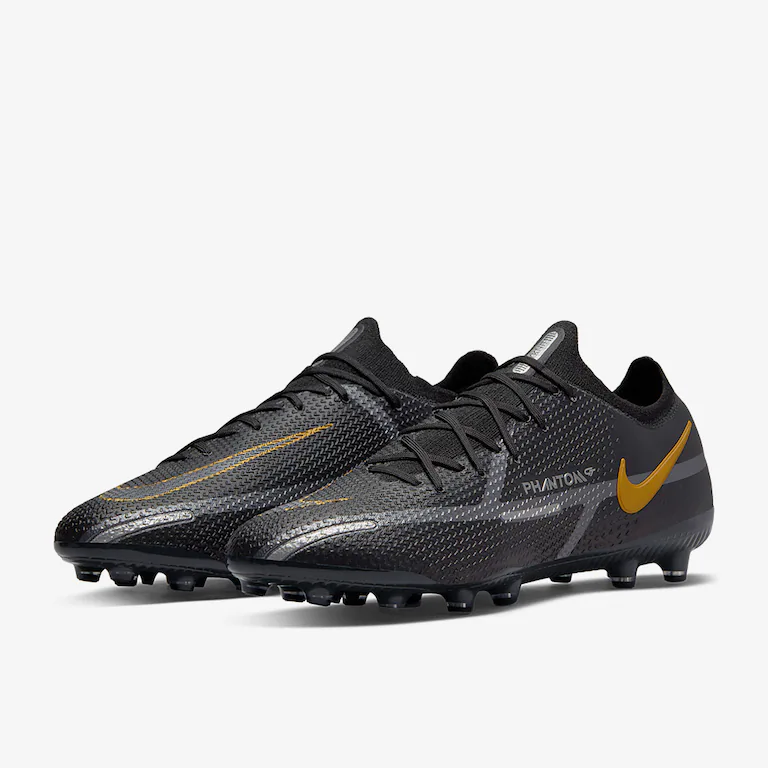 Nike Phantom GT2 Elite FG Black/Gold Soccer Football Boots Mens Size US 8-13 NEW