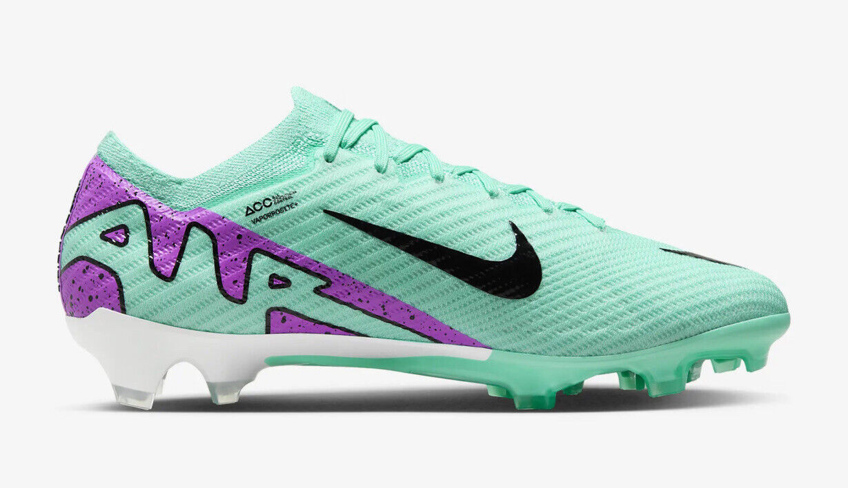 Nike Vapor 15 Elite FG Turquoise/Purple Mens Sz US 8-12 Football Boots Rare New✅