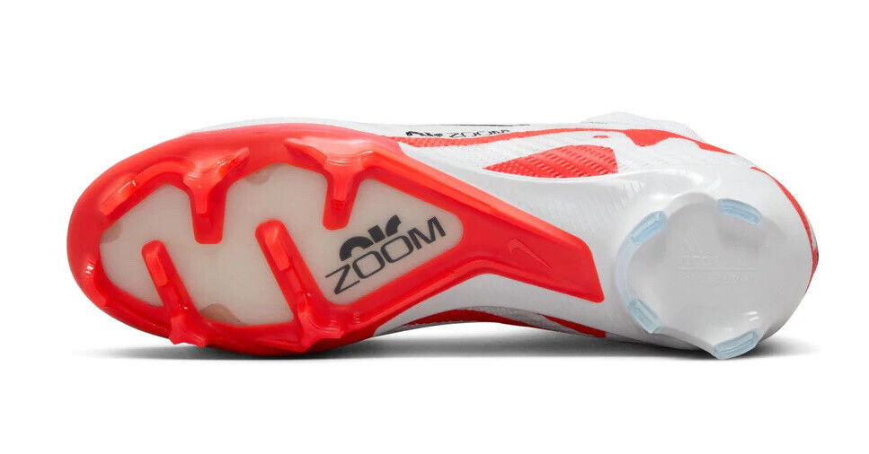 Nike Zoom Superfly 9 Elite FG White/Red Mens US 5-12 Football Soccer Boots New✅