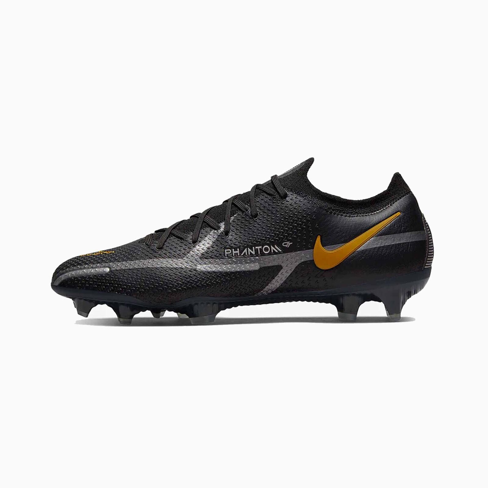 Nike Phantom GT2 Elite FG Black/Gold Soccer Football Boots Mens Size US 8-13 NEW