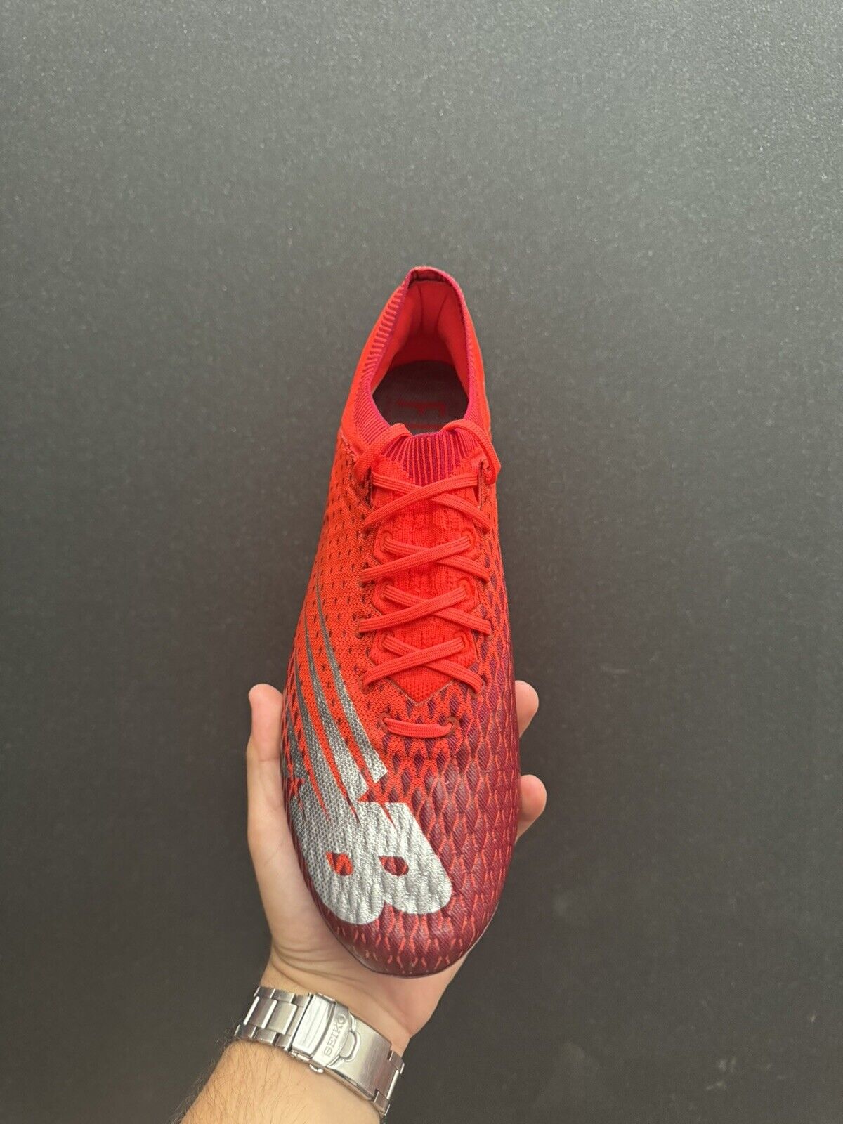 New Balance Furon V5 Pro SG Red Football Soccer Boots (Unreleased) US 11 New✅
