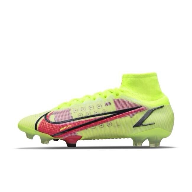 Nike Mercurial Superfly 8 Elite FG Volt/ Red Soccer Boots Mens Size US 12 New✅