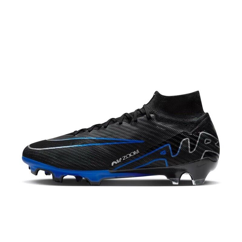 Nike Zoom Superfly 9 Elite FG Black/Blue Mens US 7-12 Football Soccer Boots New✅