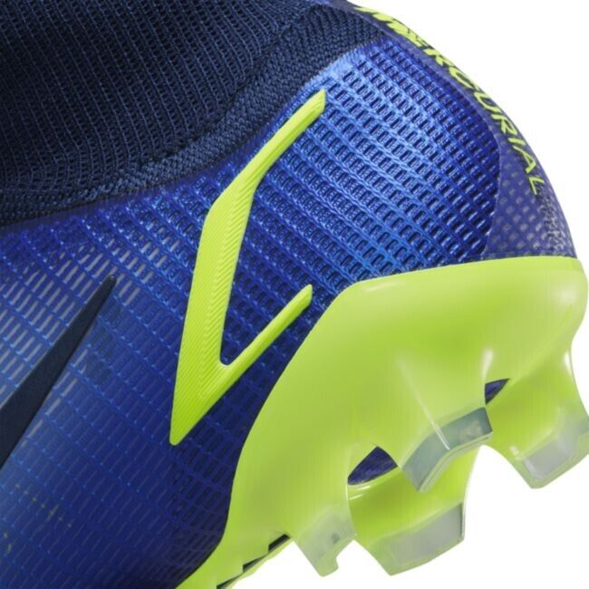 Nike Mercurial Superfly 8 Elite FG Blue Mens US 12 Football Soccer Boots New✅
