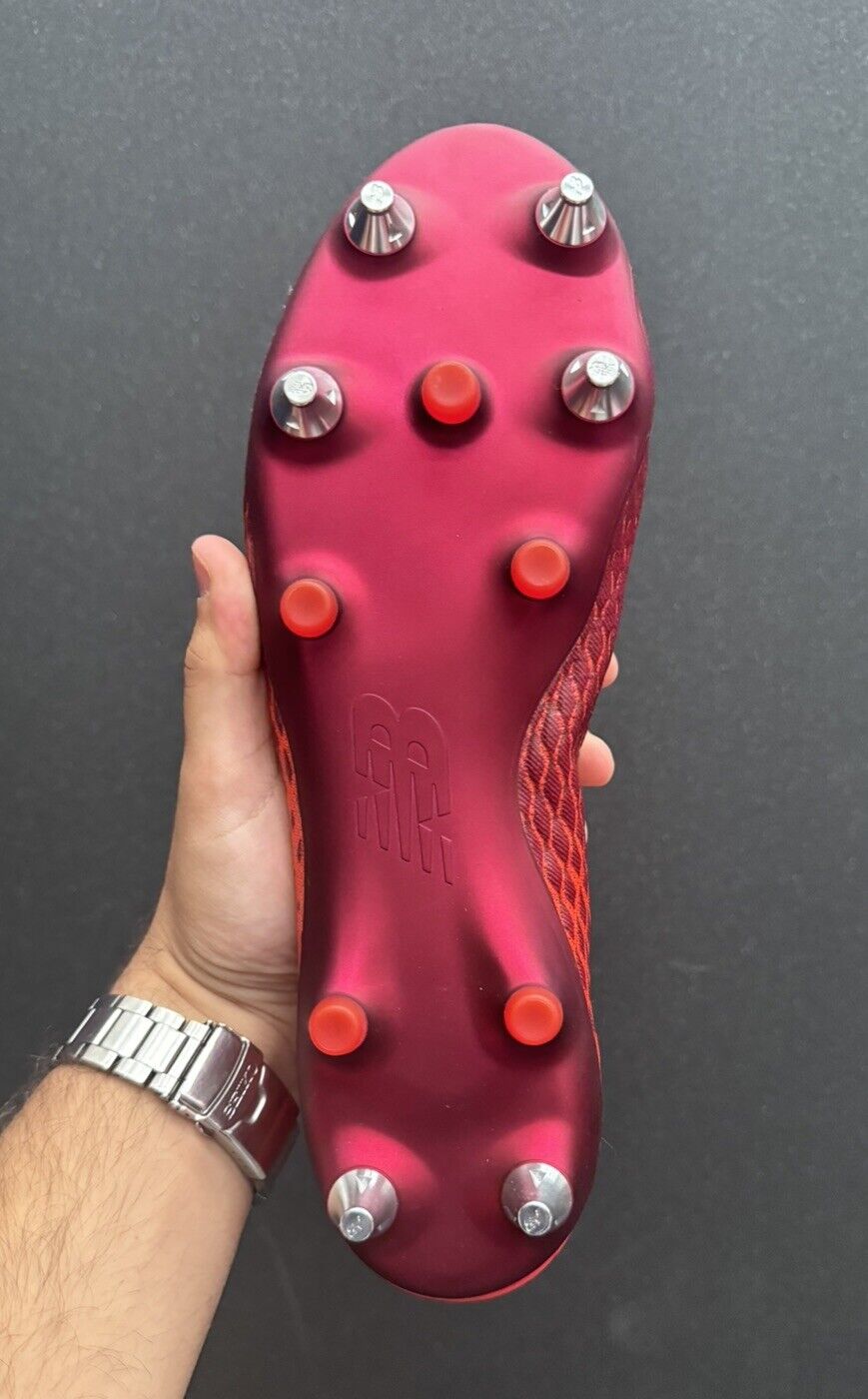 New Balance Furon V5 Pro SG Red Football Soccer Boots (Unreleased) US 11 New✅