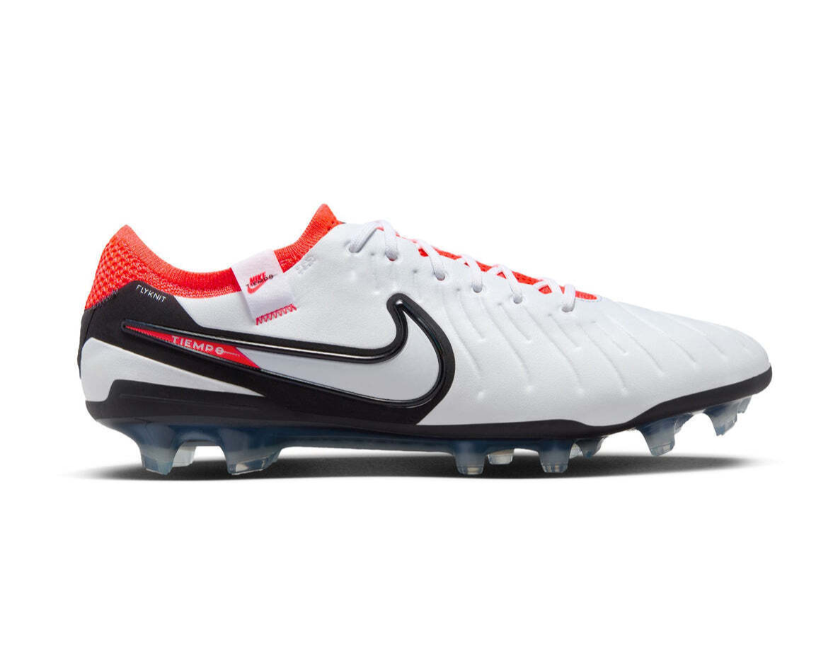 Nike Tiempo Legend 10 Elite FG White Black Crimson Football Soccer Boots US 11 ✅