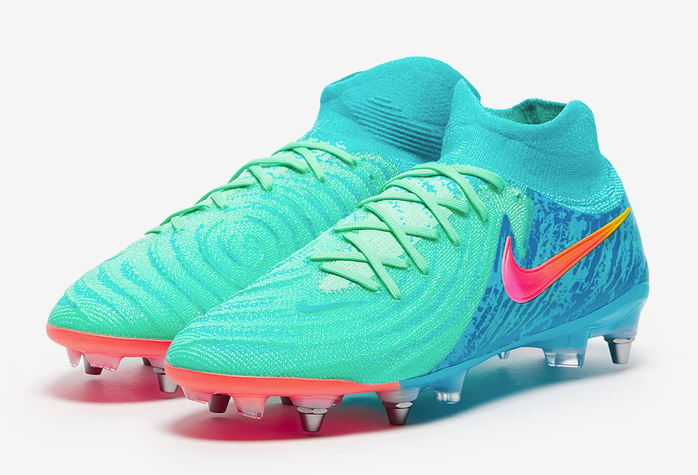 Nike Phanom Luna II Elite SG-Pro Player Edition Green Soccer Boots Mens US 9 ✅
