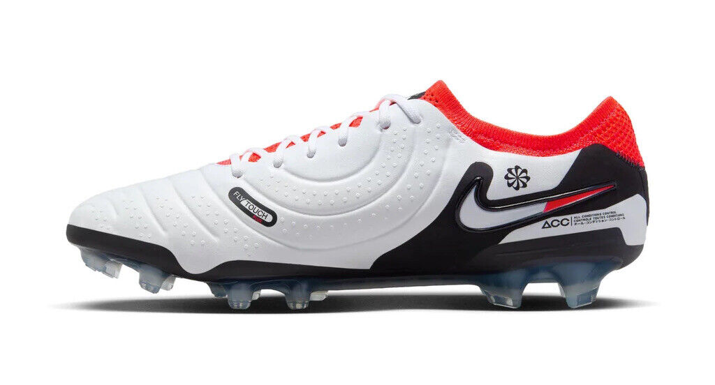 Nike Tiempo Legend 10 Elite FG Men Size US 12.5 White Soccer Football Boots New✅