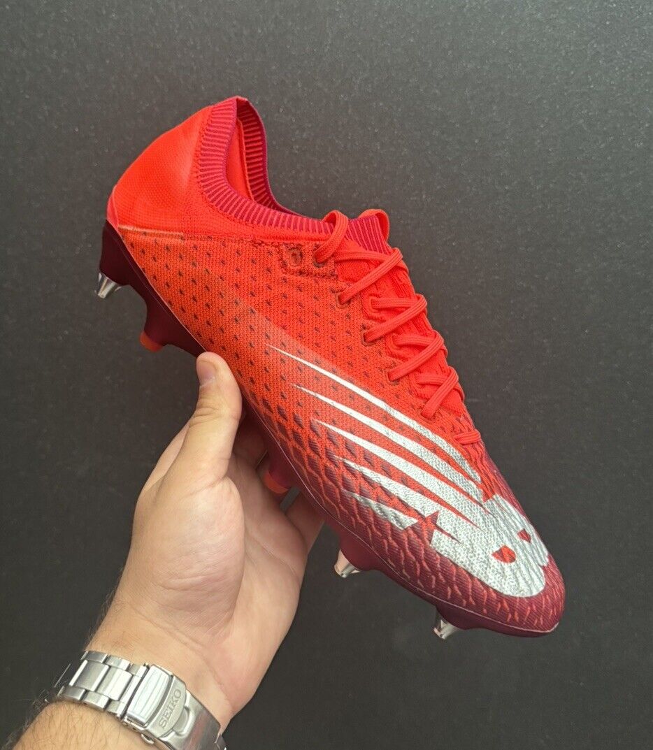 New Balance Furon V5 Pro SG Red Football Soccer Boots (Unreleased) US 11 New✅