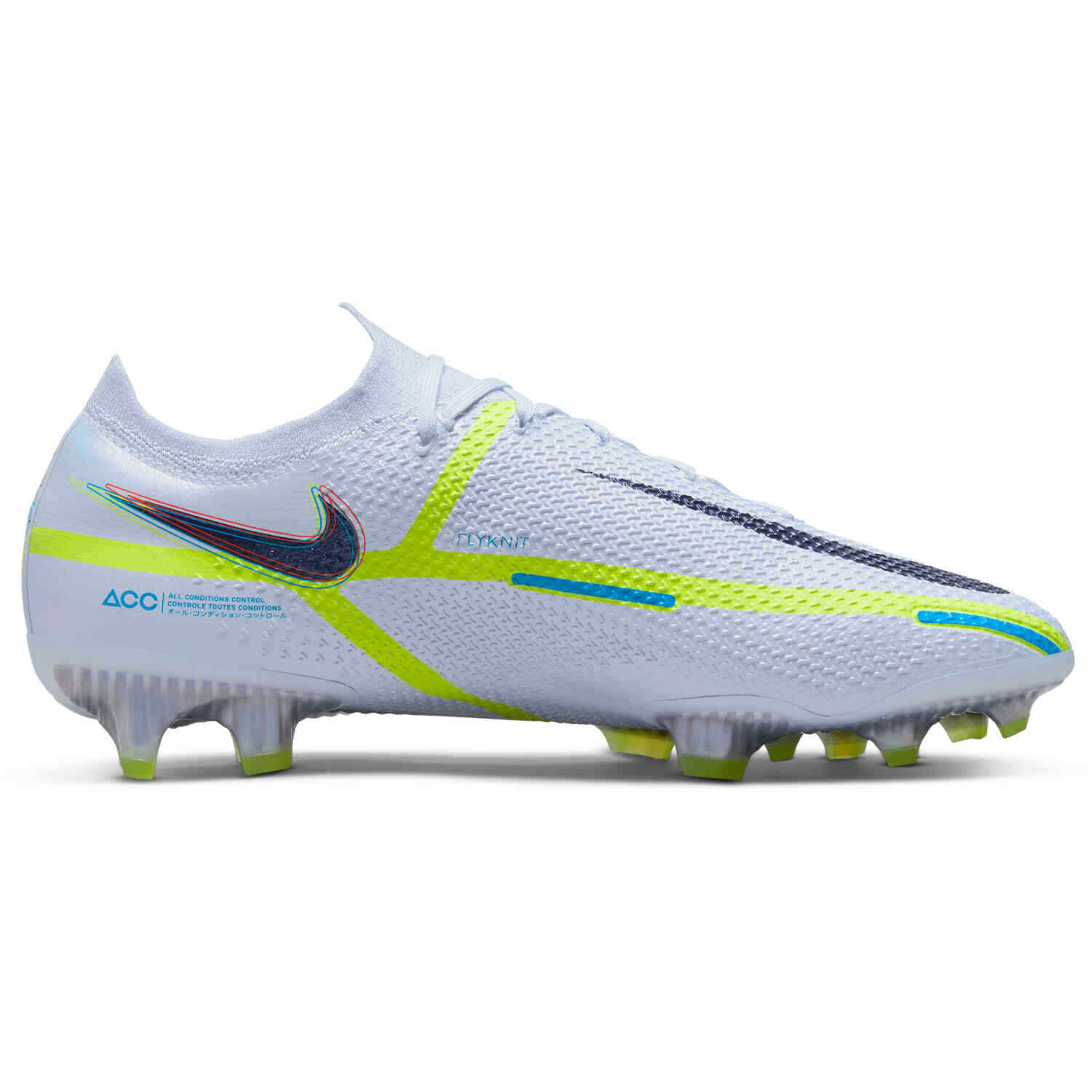 Nike Phantom GT2 Elite FG Grey Soccer Cleats Football Boots Men Size US 9-12 NEW