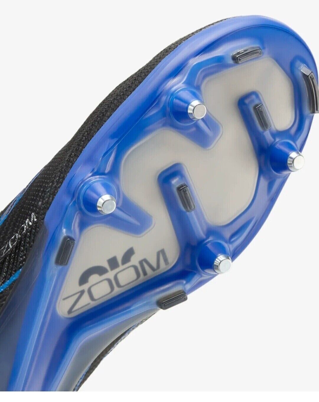 Nike Zoom Vapor 15 Elite SG-Pro AC Black Royal Mens Sz US 8-12 Football Boots