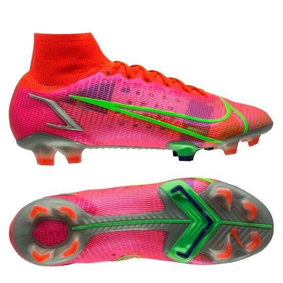Nike Mercurial Superfly 8 Elite FG Crimson Red Soccer Boots Mens Size US 12 New✅