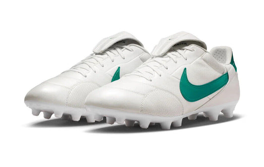Nike Premier III 3 FG White/Green Football Rugby Boots Mens Size US 8 New✅