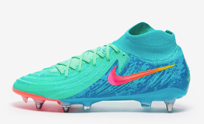Nike Phanom Luna II Elite SG-Pro Player Edition Green Soccer Boots Mens US 9 ✅