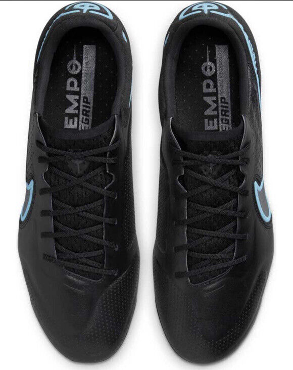 Nike Tiempo Legend 9 Elite FG Black Mens Size US 8.5 Football Soccer Boots New✅