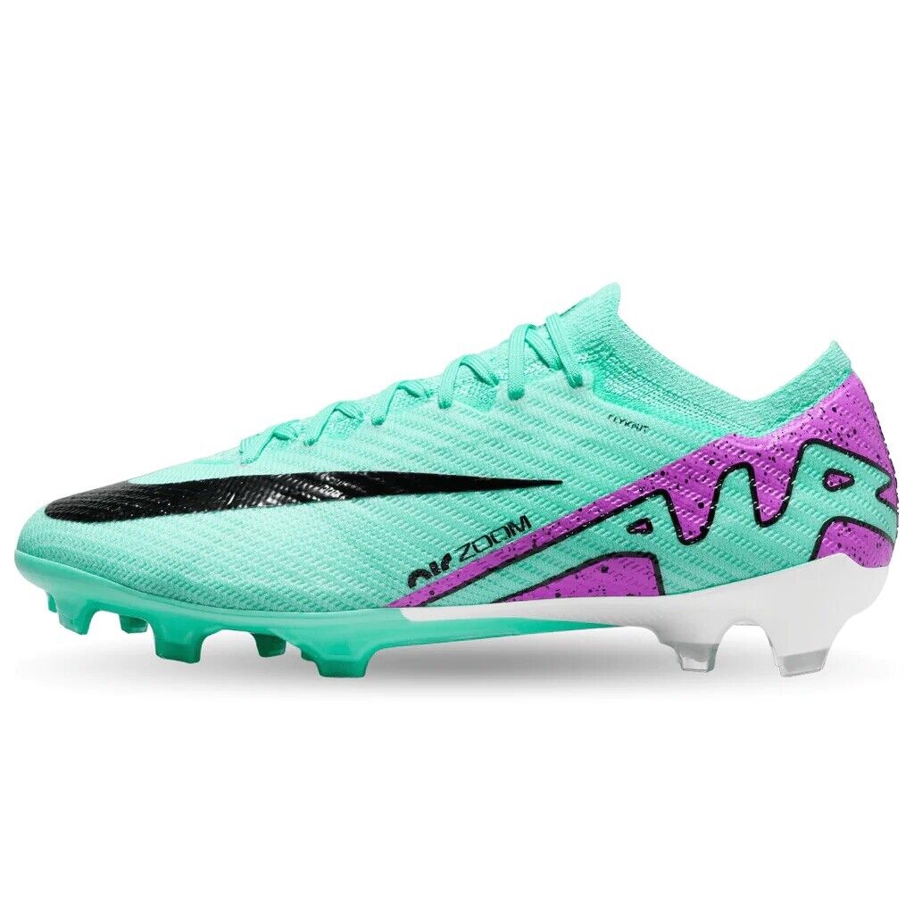 Nike Vapor 15 Elite FG Turquoise/Purple Mens Size US 11.5 Football Boots New✅