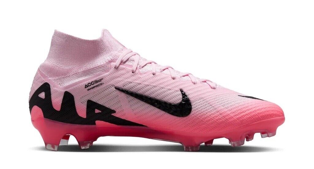 Nike Zoom Mercurial Superfly 9 Elite FG Pink Men US 5.5 (7W) Football Boots New✅