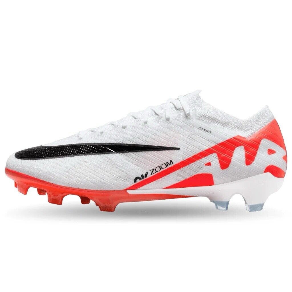 Nike Zoom Mercurial Vapor 15 Elite FG White Red Football Boots Mens US 8.5 New ✅