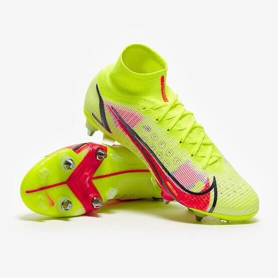 Nike Mercurial Superfly 8 Elite SG-PRO Volt Soccer Boots Mens Size US 11.5 New✅