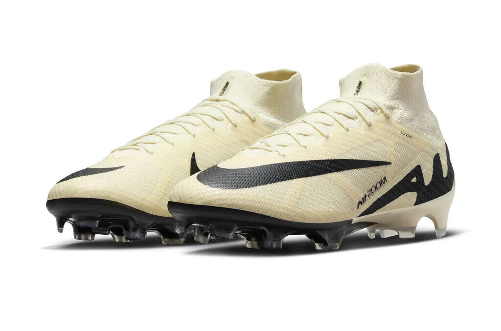 Nike Zoom Mercurial Superfly 9 Elite FG Lemonade Mens Sz 10 Football Boots New✅